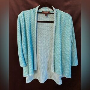 St John Knit Blue Cardigan